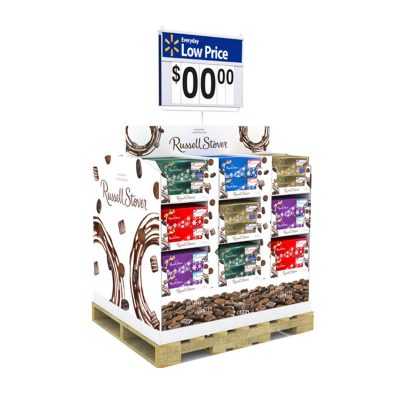 Full Pallet - Russell Stover Candy Display