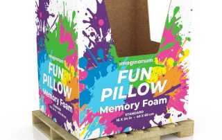 Memory Foam Pillow Dump Bins