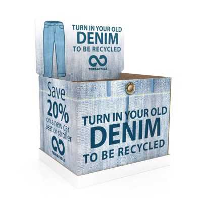 Dump Bins - Recycling Display for Used Denim