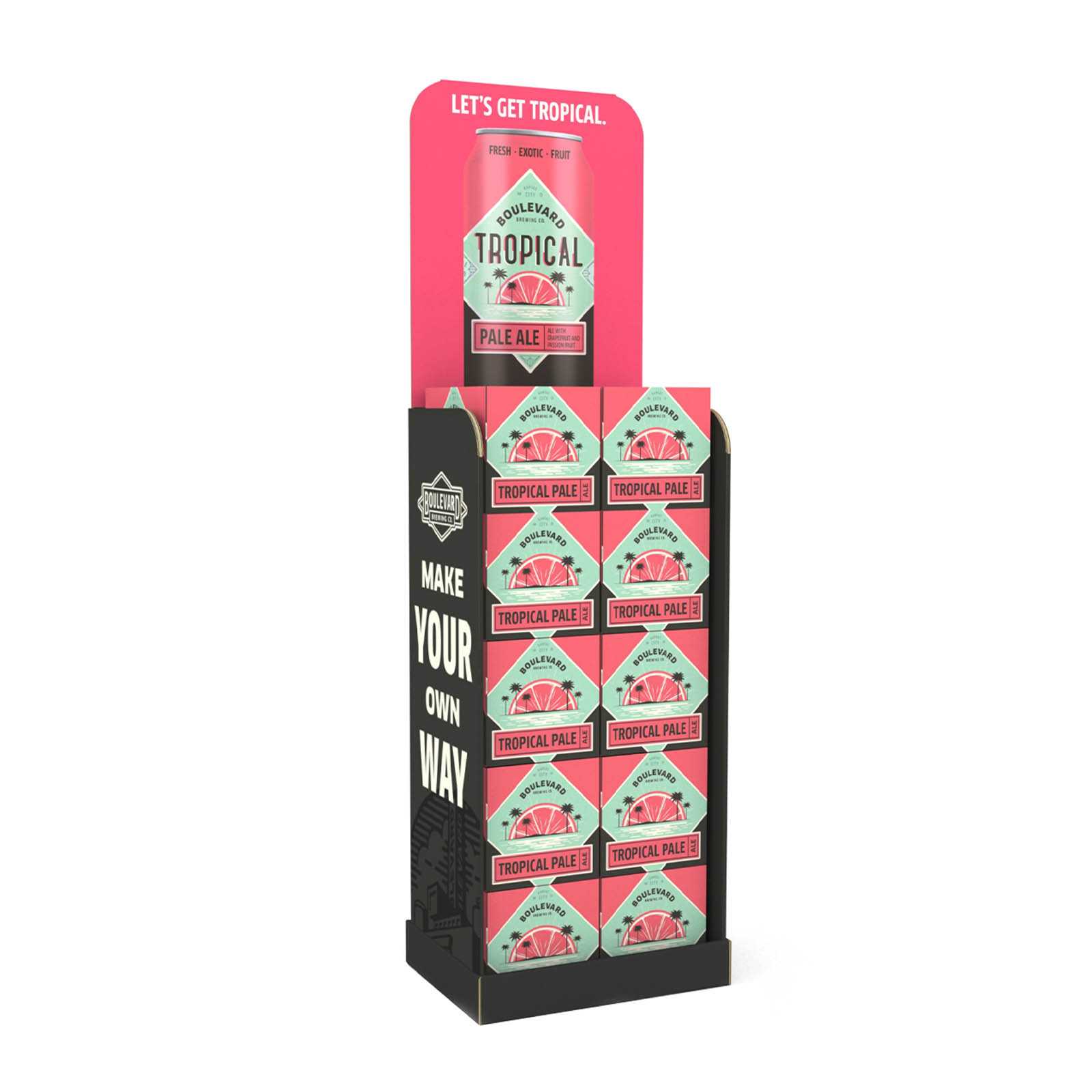 Retail Display Beverage Beer Floorstand