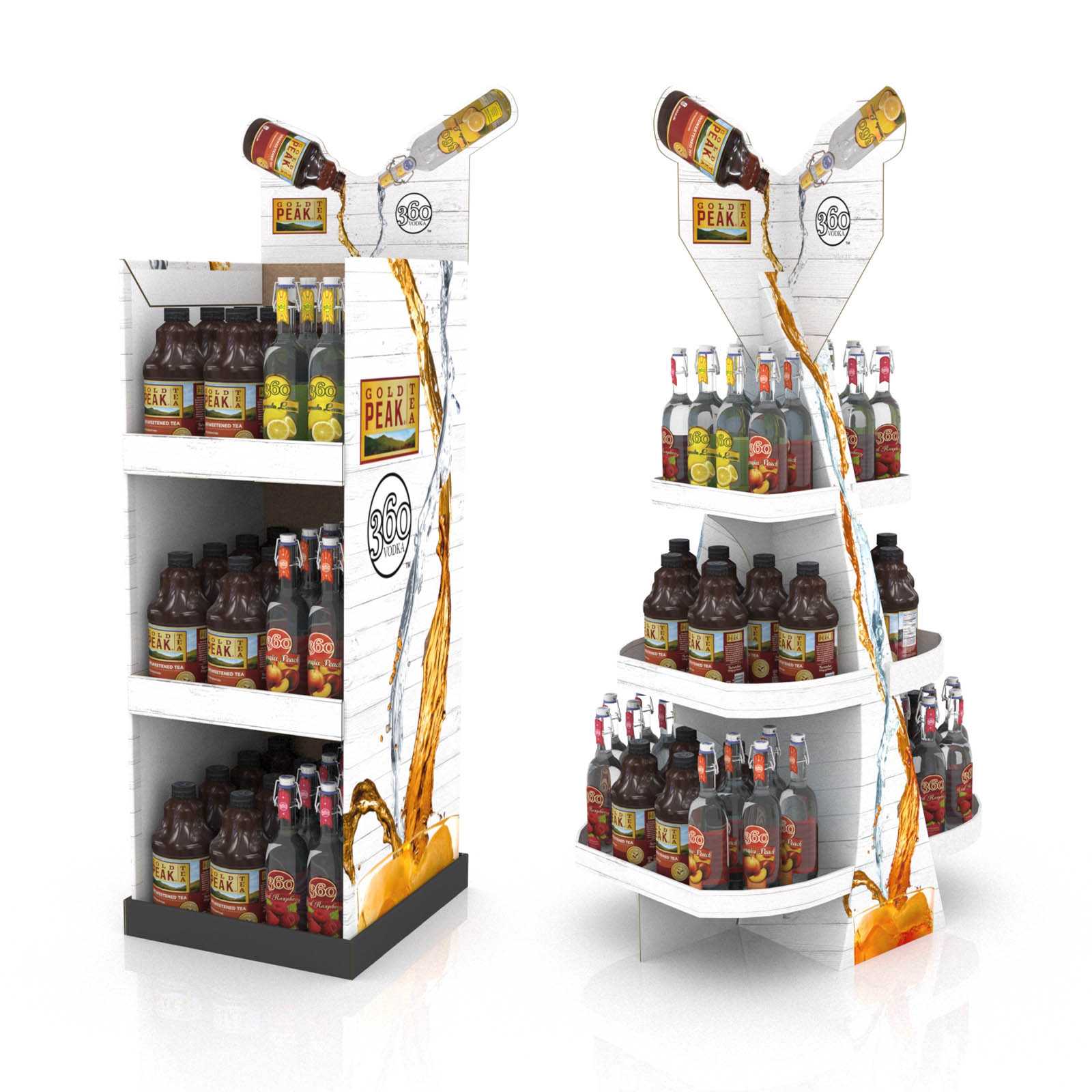 Floor Display Beverage Floorstand