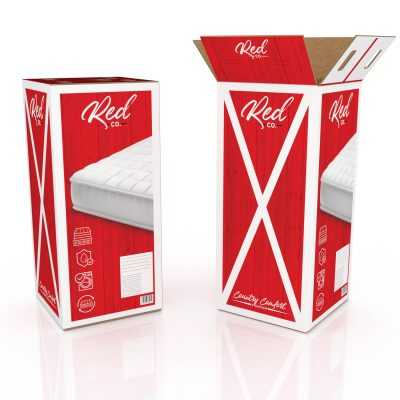 Bedding Mattress In A Box Memory Foam Packaging Digital Printing