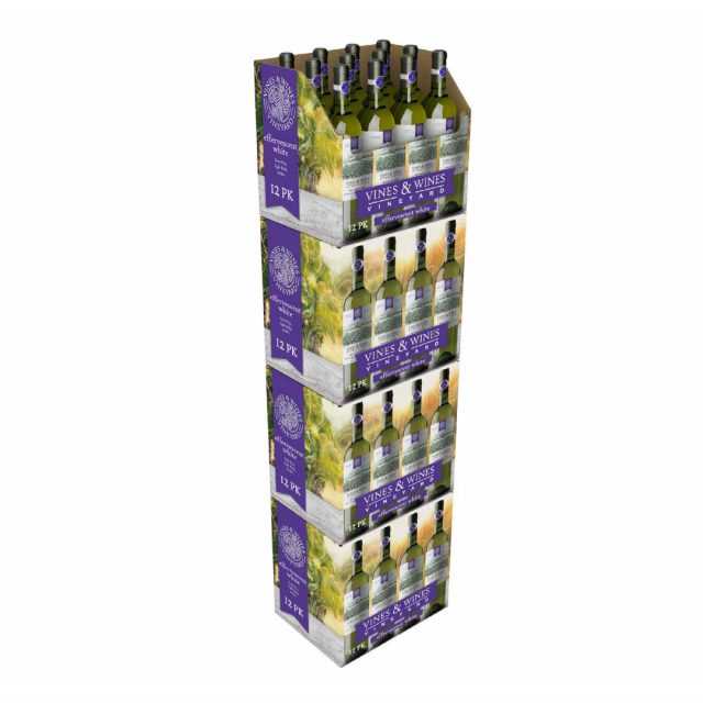 Wine SRP Packaging RRP Shelf-Ready Retail-Ready Display