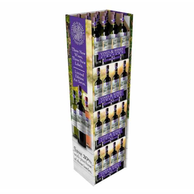 Wine SRP Packaging RRP Shelf-Ready Retail-Ready Display